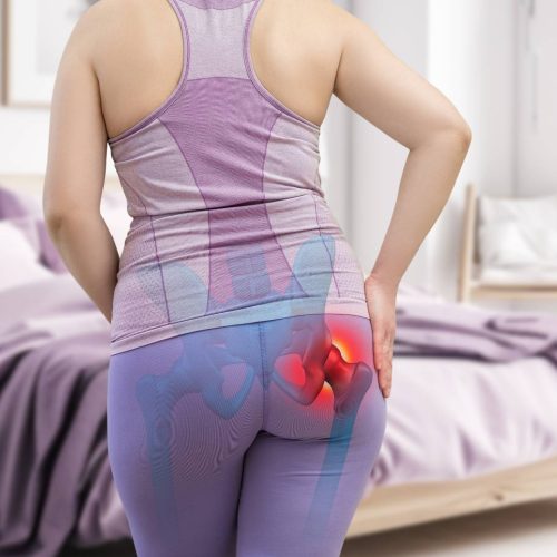 Woman with hip pain who needs hip pain treatment in Boise.
